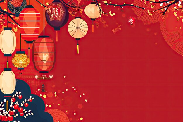 Chinese New Year background wallpaper