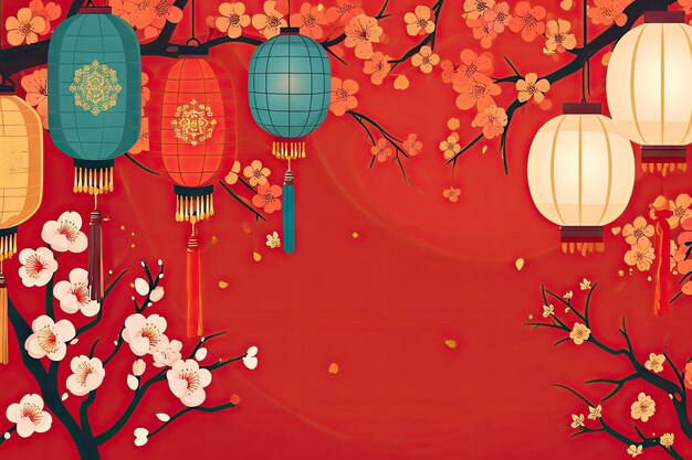 Chinese New Year background wallpaper