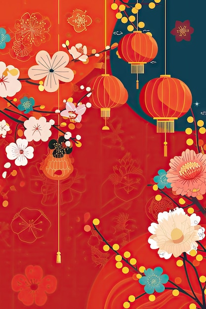 Китайский Новый год фоновые обои