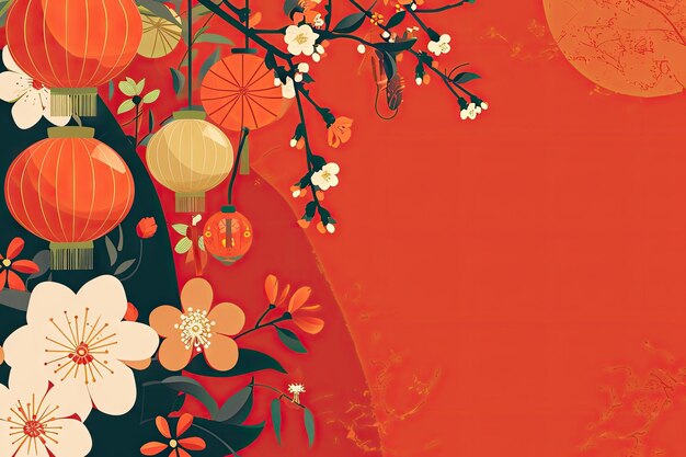 Chinese New Year background wallpaper