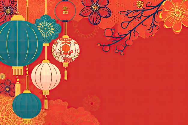 Chinese New Year background wallpaper