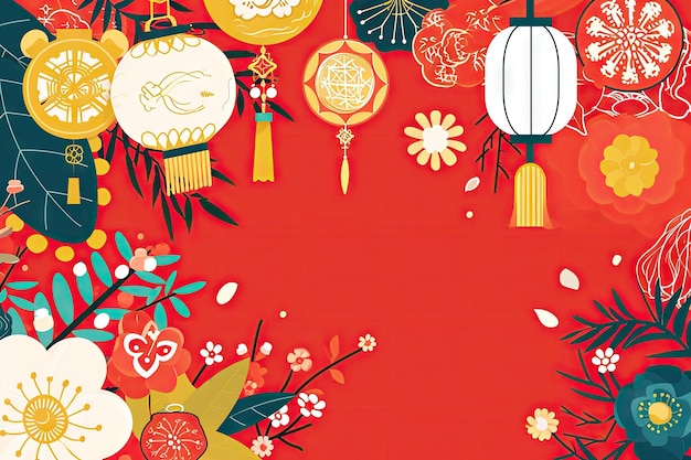 Chinese New Year background wallpaper