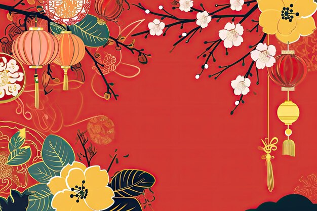 Chinese New Year background wallpaper