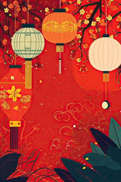 Chinese new year background wallpaper