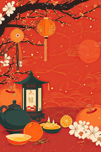 写真 中国新年の背景の壁紙