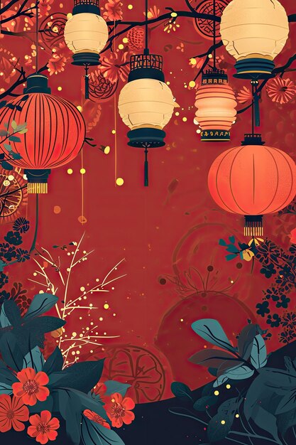 Chinese New Year background wallpaper