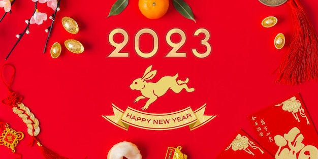 Chinese New Year banner, happy Chinese new year