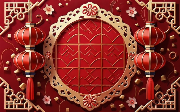 Foto sfondo della celebrazione del capodanno cinese