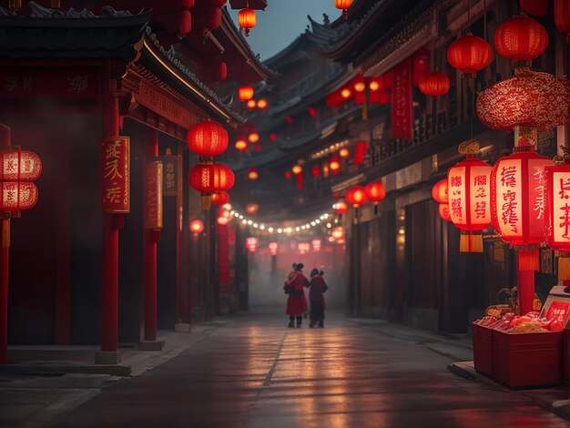 写真 中国の旧正月のお祝いの背景