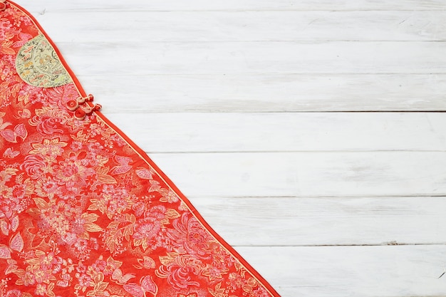 Chinese New Year decoration on a red background