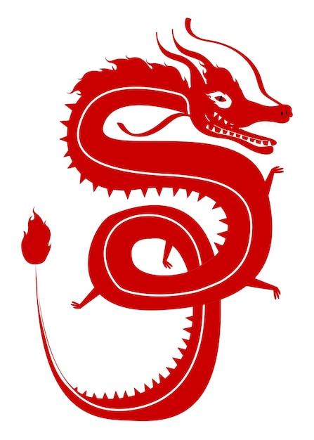 chinese new year dragon png zodiac sign journal red animal sticker