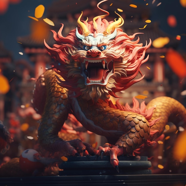 chinese new year dragon