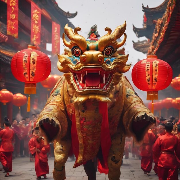 Chinese new year festival celebration