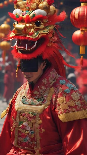 Foto concetto di festa del capodanno cinese