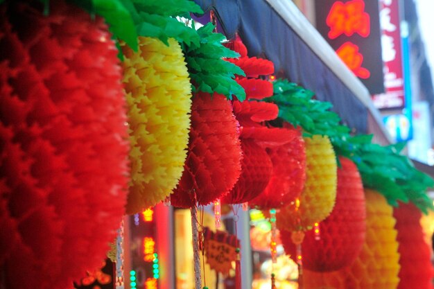 Chinese new year festival decorations background concept