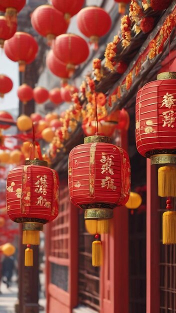 Chinese new year festival decorations