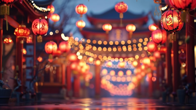 Chinese new year festival photography Background