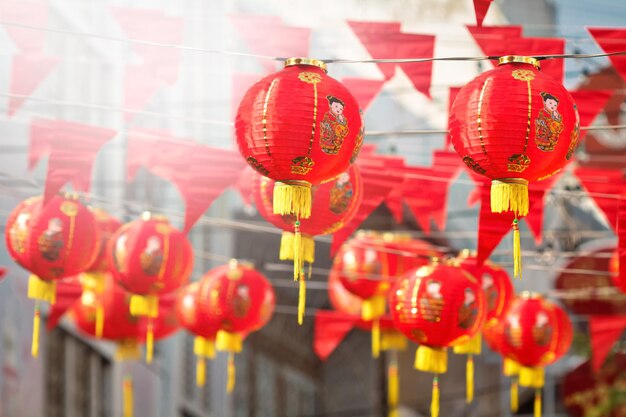 Chinese new year lanterns