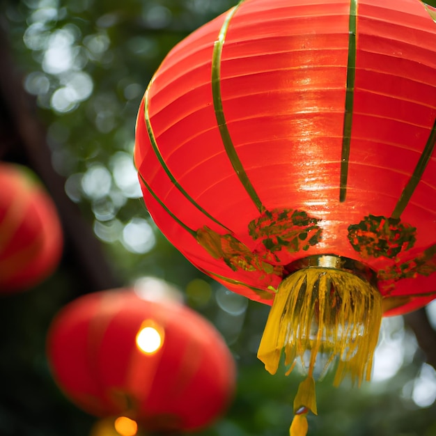 Photo chinese new year lanterns