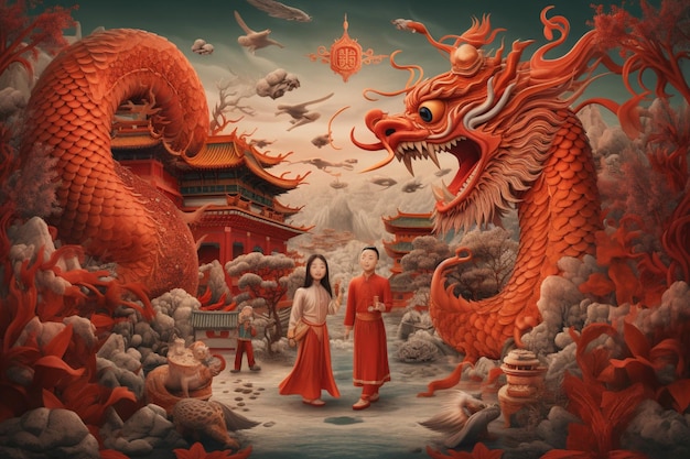 Chinese new year poster