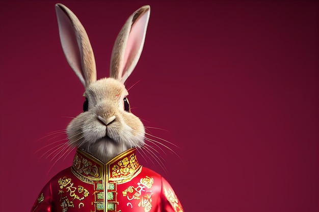 Chinese New Year Rabbit Background