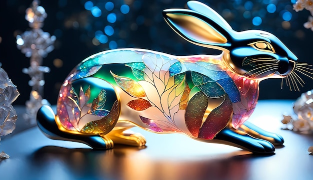 Chinese new year rabbit Chinese new year zodiac signs rabbit Chinese new year background