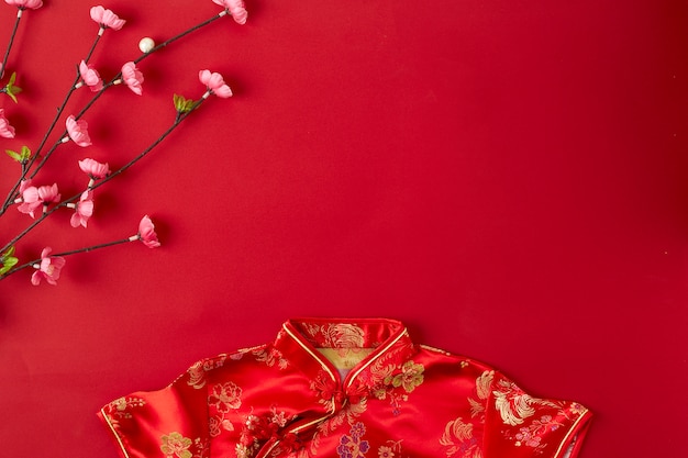 Chinese new year red background. 