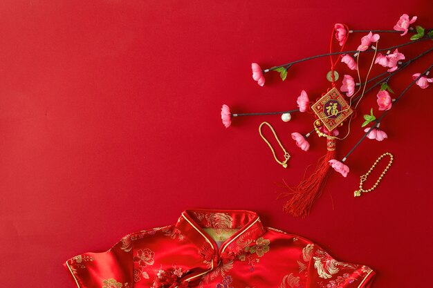 Chinese new year red background. 