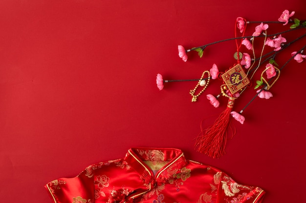 Chinese new year red background. 