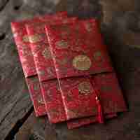 Photo chinese new year red envelopes