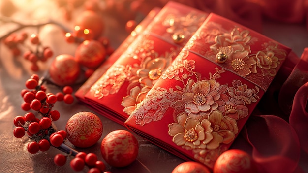 Chinese new year red envelopes