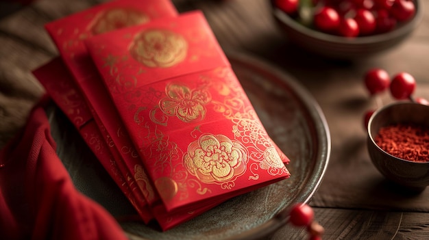 Chinese new year red envelopes