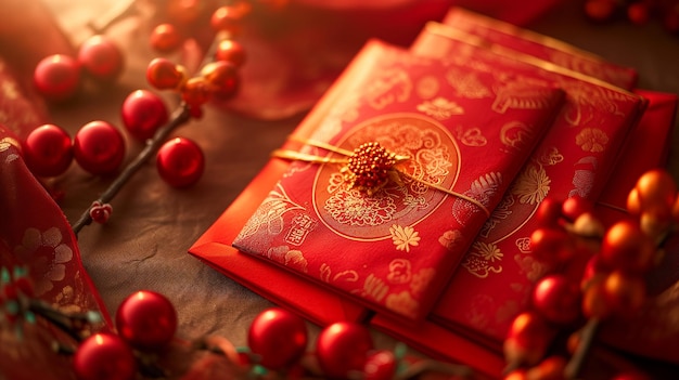 Chinese new year red envelopes