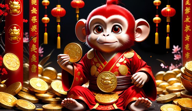 wood monkey chinese new year