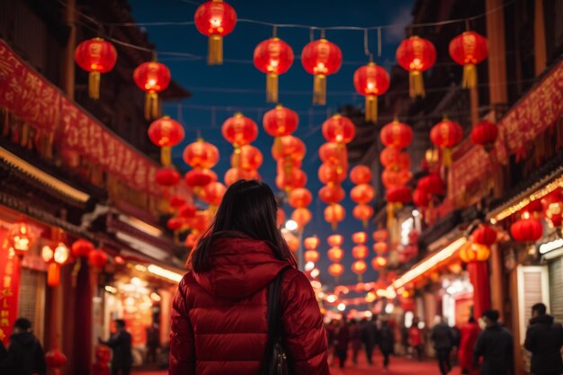 Chinese Nieuwjaarsfeesten van geluk en zaligheid