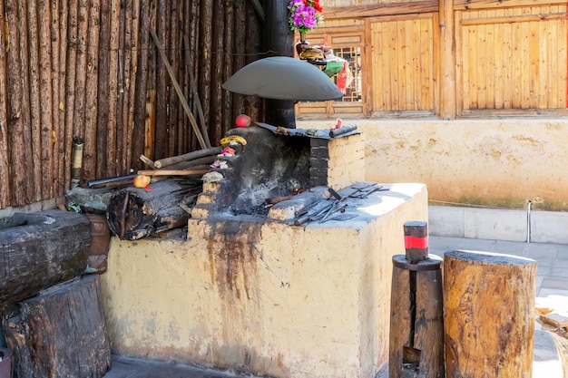 Chinese oude keuken in huis