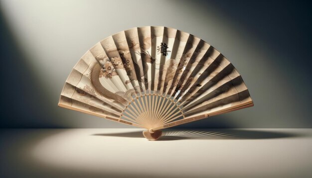 Photo chinese paper fan