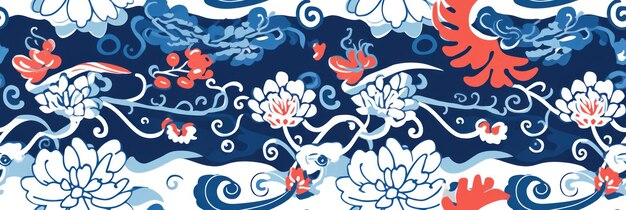 Chinese Pattern Seamless Tile Design