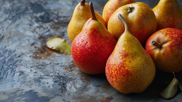 Photo chinese pear with copy space