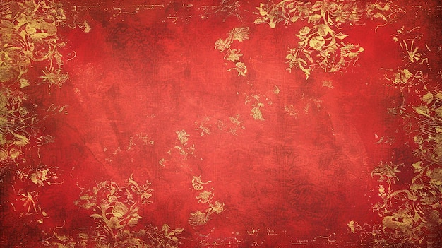 chinese seamless pattern red and gold background