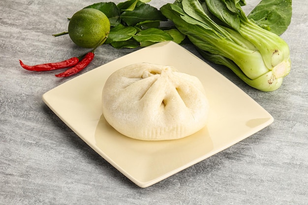 Chinese steamed bun Dim sum