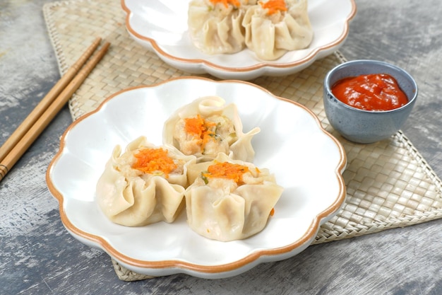 chinese steamed dimsum