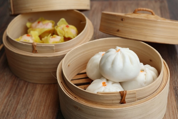 Chinese steamed dumplings and buns