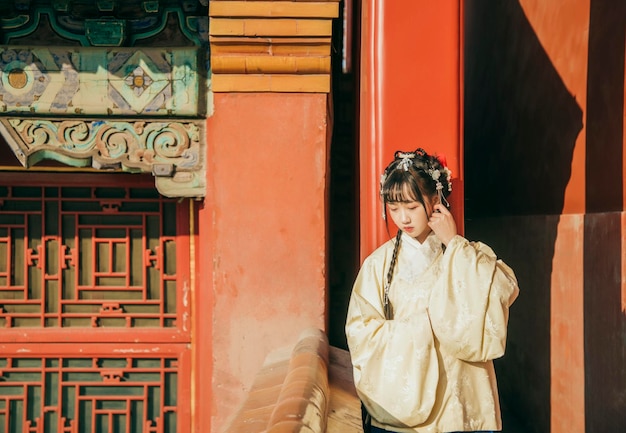 Chinese stijl zoete Hanfu Chinese kleding schattig meisje