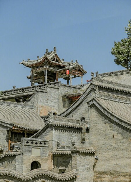 Photo chinese style architecture confucius temple yuyuan shaanxi mutianyu longshan temple lijiang chinese