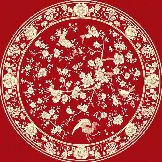 Photo chinese style traditional classical pattern traditional chinese pattern auspicious pattern