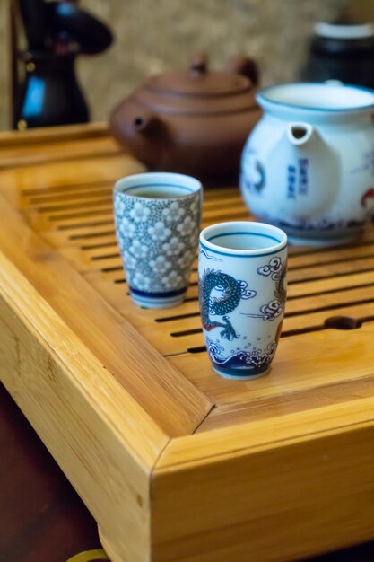 Chinese tea set for traditional tea ceremony