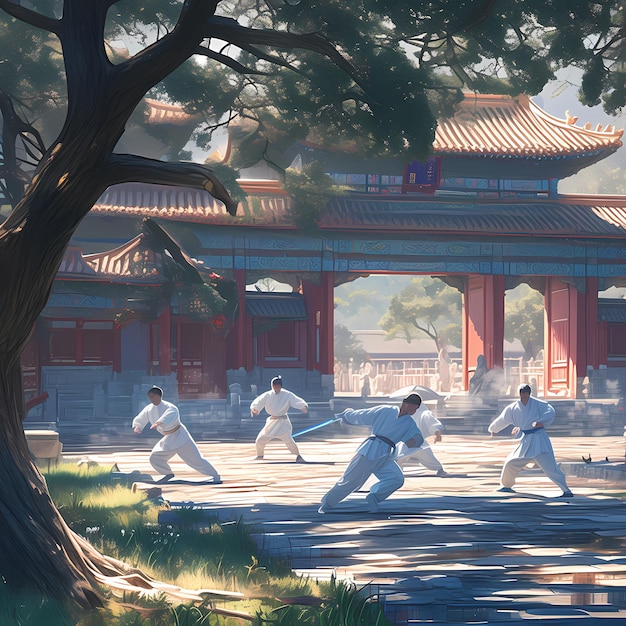 Chinese Temple Martial Arts Training