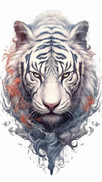 Идеи дизайна китайской татуировки тигра