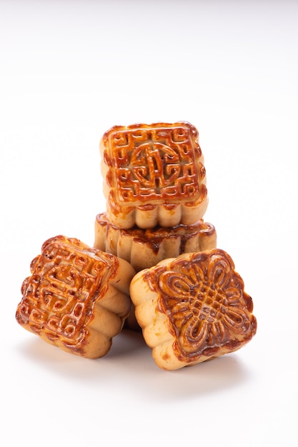 Chinese traditional food mooncake for Mid-Autumn Festival